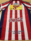 1999-2000 Chivas Home Long Sleeve Retro Soccer Jersey