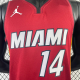 22-23 HEAT HERRO #14 Red Top Quality Hot Pressing NBA Jersey (Trapeze Edition)