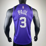 2017-18 SUNS PAUL #3 Royal Blue City Edition Top Quality Hot Pressing NBA Jersey