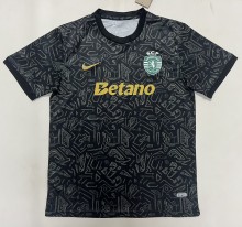 25-26 Sporting Lisbon Black Training shirts
