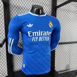 25-26 RMA Third Long Sleeve Player Version Soccer Jersey
