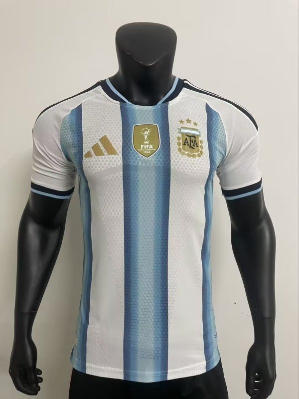 2026 World Cup Argentina Home Player Version Soccer Jersey