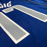 21-22 Dallas DONCIC #11 Blue 75th Anniversary Top Quality Hot Pressing NBA Jersey