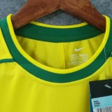 1998 Ronaldo # 9 Brazil Home Retro Soccer Jersey