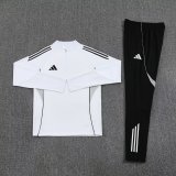 2025 AD White Half Pull Tracksuit