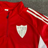 25-26 Sevilla High Quality Half Pull Tracksuit