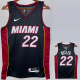 22-23 HEAT BUTLER #22 Black Top Quality Hot Pressing NBA Jersey