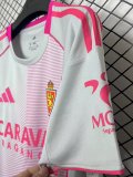 25-26 Zaragoza Pink Special Edition Fans Soccer Jersey
