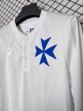 25-26 Blackburn White 150th Anniversary Commemorative Edition Long sleeves Fans Soccer Jersey