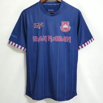 21-22 West Ham x Iron Maiden blue Fans soccer jersey(联名版)
