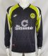1995-1996 Dortmund Away Black Long sleeves Retro Soccer Jersey