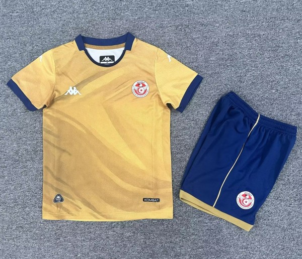 25-26 Tunisia Third Kids Soccer Jersey