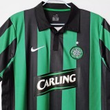 2005-2006 Celtic Away Green Retro Soccer Jersey