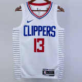 22-23 Clippers GEORGE #13 White Top Quality Hot Pressing NBA Jersey