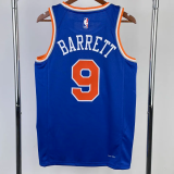 22-23 KNICKS BARRETT #9 Blue Top Quality Hot Pressing NBA Jersey