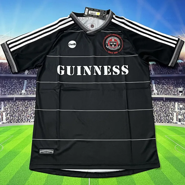 25-26 Bohemian FC Black Training shirts 1:1 Thai Quality