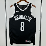 22-23 Nets CUI #8 Black Top Quality Hot Pressing NBA Jersey