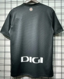 25-26 Bilbao Black Goalkeeper Fans Soccer Jersey