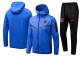 22-23 ATM Blue Hoodie Jacket Tracksuit#F391
