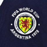 1978 Scotland blue Retro Soccer Jersey