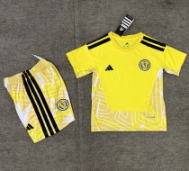 25-26 Scotland Yellow GoalKeeper Kids Soccer Jersey 25-26 Scotland Yellow GoalKeeper Kids Soccer Jersey