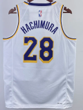22-23 LAKERS HACHIMURA #28 White Top Quality Hot Pressing NBA Jersey