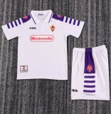 1998-1999 Fiorentina Away Retro Kids Soccer Jersey