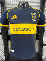 25-26 Boca Juniors Home Player Version Soccer Jersey