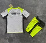 25-26 Dortmund Away Kids Soccer Jersey