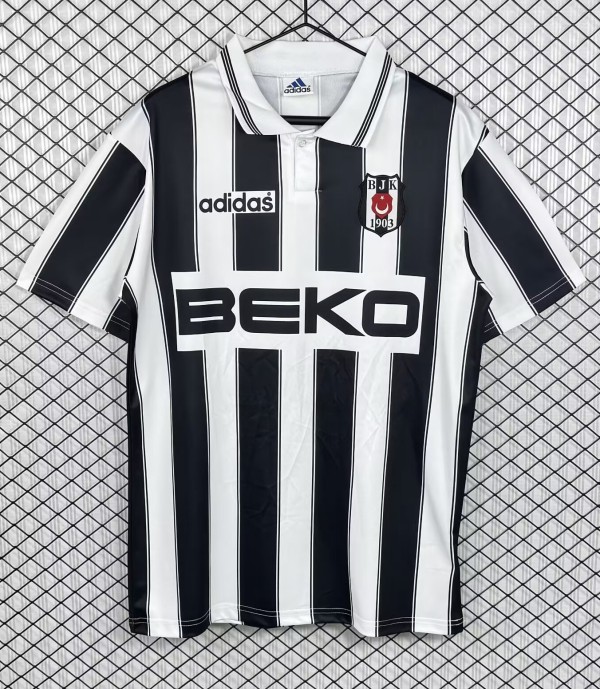 1996-1997 Besiktas Away Retro Soccer Jersey
