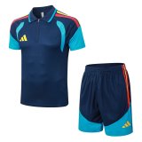 2026 AD Blue High Quality Player Version Training Short Suit (球员套装)