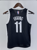 2023 NETS IRVING #11 Black Top Quality Hot Pressing Kids NBA Jersey