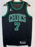22-23 CELTICS BROWN #7 Black Top Quality Hot Pressing NBA Jersey (Trapeze Edition)