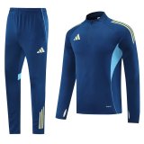 2025 AD Blue Half Pull Tracksuit 