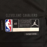 22-23 Cleveland Cavaliers JAMES #23 Black Top Quality Hot Pressing NBA Jersey (Trapeze Edition)
