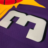 22-23 SUNS PAUL #3 Purple Top Quality Hot Pressing NBA Jersey (Retro Logo)