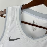 24-25 Dallas Mavericks CHRISTIE #00 White City Edition Top Quality Hot Pressing NBA Jersey