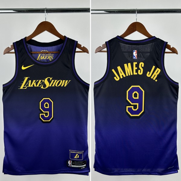 24-25 Lakers  Top Quality Hot Pressing NBA Jersey