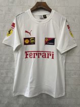 2025 F1 Ferrari New Pattern White Short Sleeve Racing Suit 2025 F1 Ferrari New Pattern White Short Sleeve Racing Suit