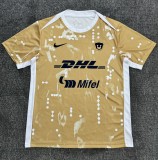 25-26 Pumas UNAM Yellow Training Shirts