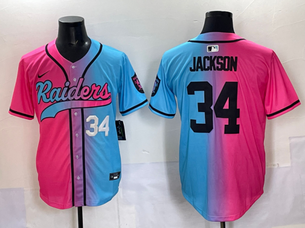 2025 MLB Las Vegas Raiders New Pattern Jersey
