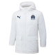 24-25 Marseille White Hooded Windbreaker Fabric Cotton Coat (黑标)