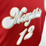 24-25 Grizzlies MORANT #12 Red City Edition Top Quality Hot Pressing NBA Jersey