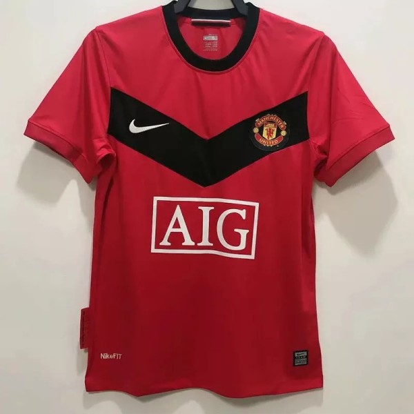 2009-2010 Man Utd Home Retro Soccer Jersey