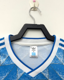 1988-1990 Germany Away Blue Retro Soccer Jersey