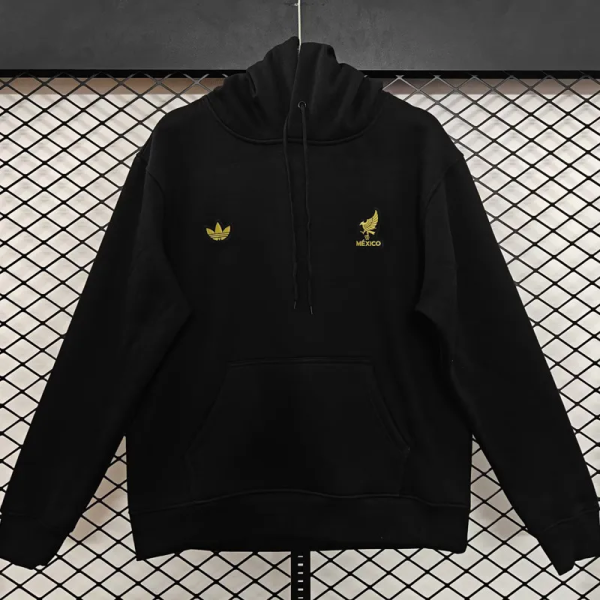 2026 Mexico Black Hoody 黑色(加绒)