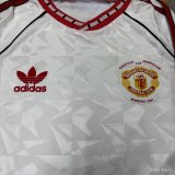 1991 Man Utd Away Long sleeves Retro Soccer Jersey