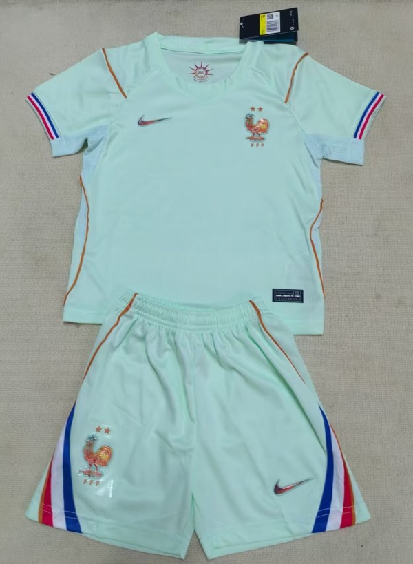 2026 World Cup France Away Kids Soccer Jersey