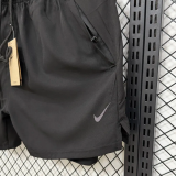 2026 NK Black Casual Short Pants