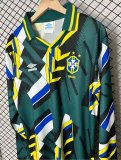 1994 World Cup Brazil GoalKeeper Long sleeves Retro Soccer Jersey 